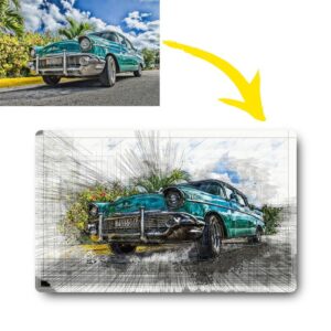 Colored Pencil Metal Prints Wall Art